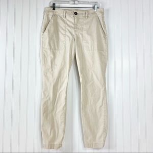 Cabi The Hutton Jogger Pants Beige Tan Women's Size 6 Style #5178
